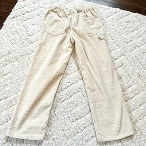 NWOT Boys Size 7 Corduroy Carpenter Pants Elastic Waist Preppy Easter Casual